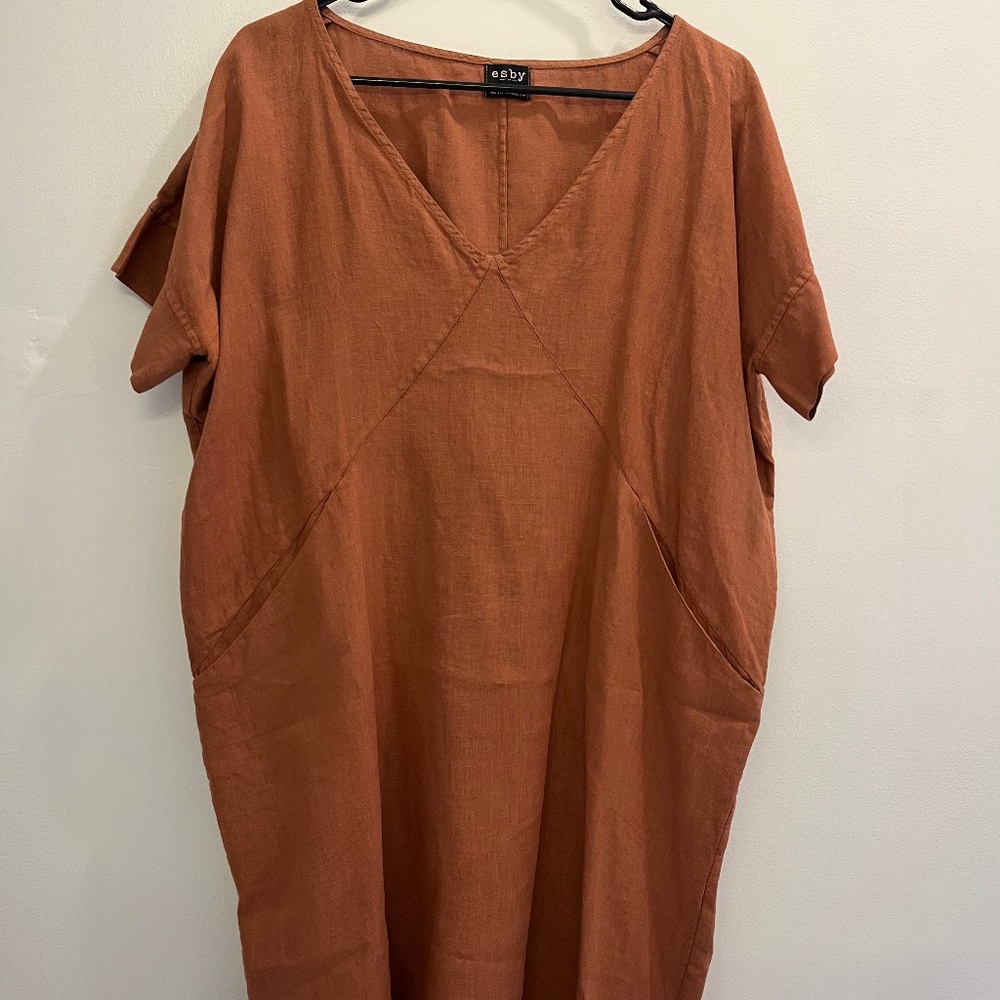 Esby Alice Tunic in Rust